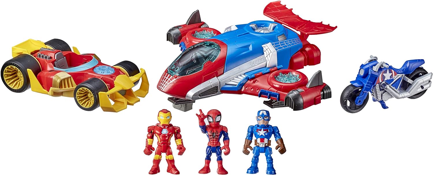 

Фигурки Marvel Super Hero Adventures Figure and Jetquarters Multipack 3, Figure and Jetquarters Multipack 3