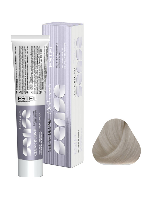 Estel sense de luxe. Крем-краска de Luxe sense Clear blond 60 мл. "Estel". Крем-краска sense de Luxe Clear blond. Estel sense Clear blond. Estel Clear blond 11/16.