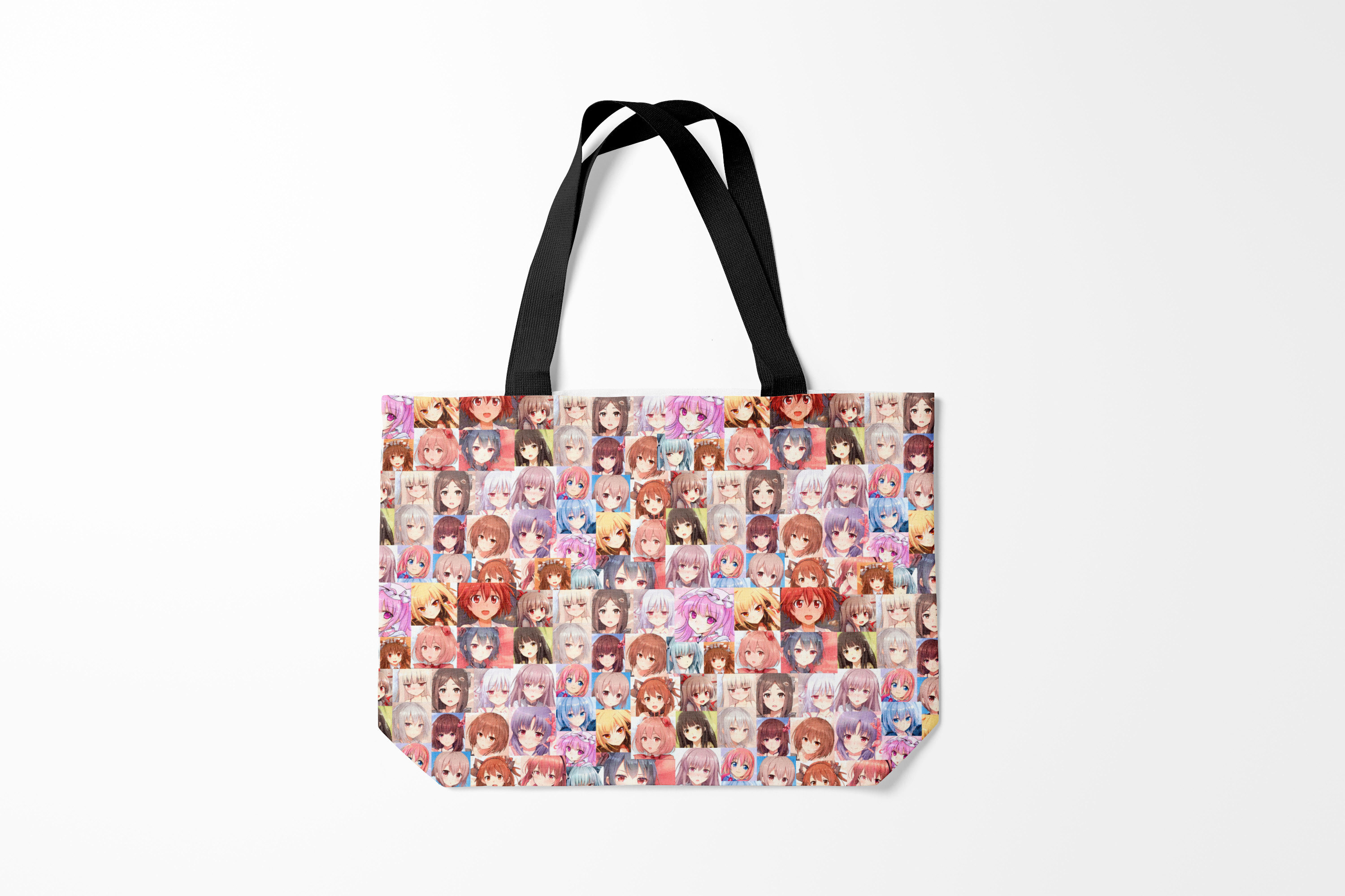 

Сумка шoппер унисекс Burnettie MANY FACES OF ANIME GIRLS, разноцветный, MANY FACES OF ANIME GIRLS