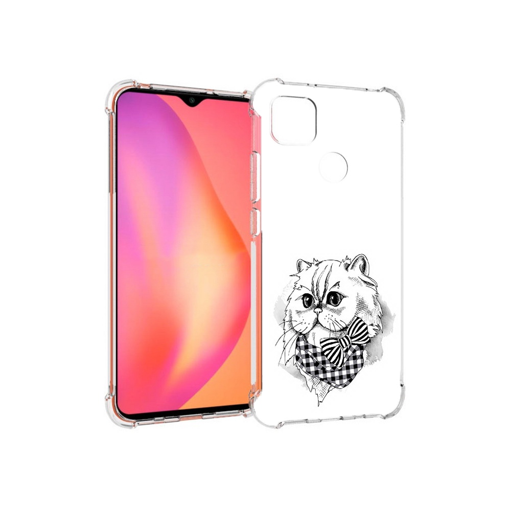 

Чехол MyPads Tocco для Xiaomi Redmi 9C нарисованная красивая кошечка (PT152115.265.503), Прозрачный, Tocco