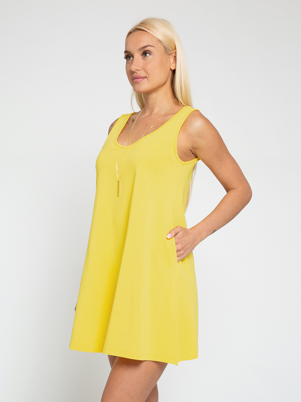 

Сарафан женский Lunarable kelb028_ желтый 2XL, kelb028_