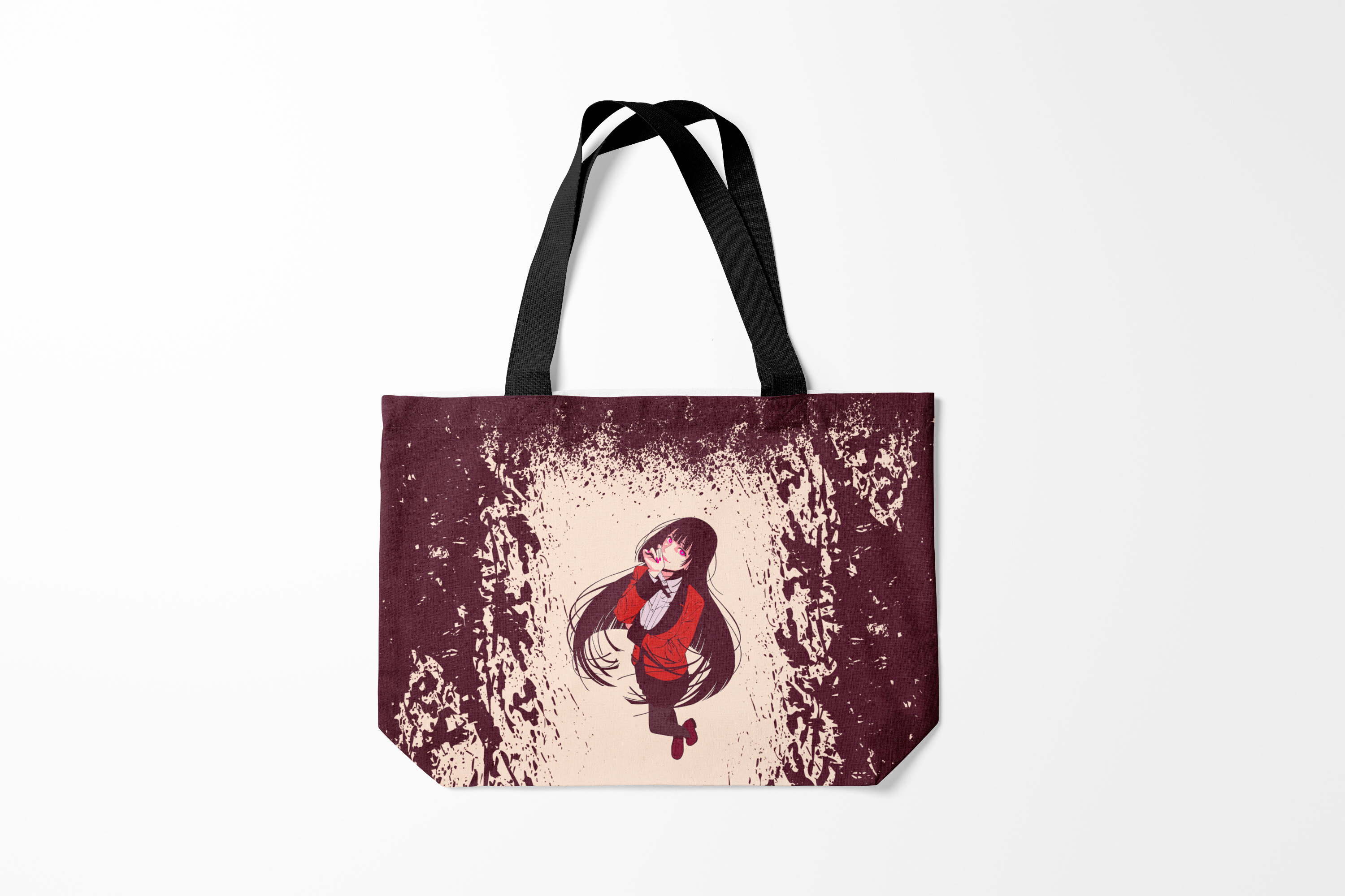 

Сумка шoппер унисекс Burnettie Kakegurui Yumeko Jabami Z, коричневый, Kakegurui Yumeko Jabami Z