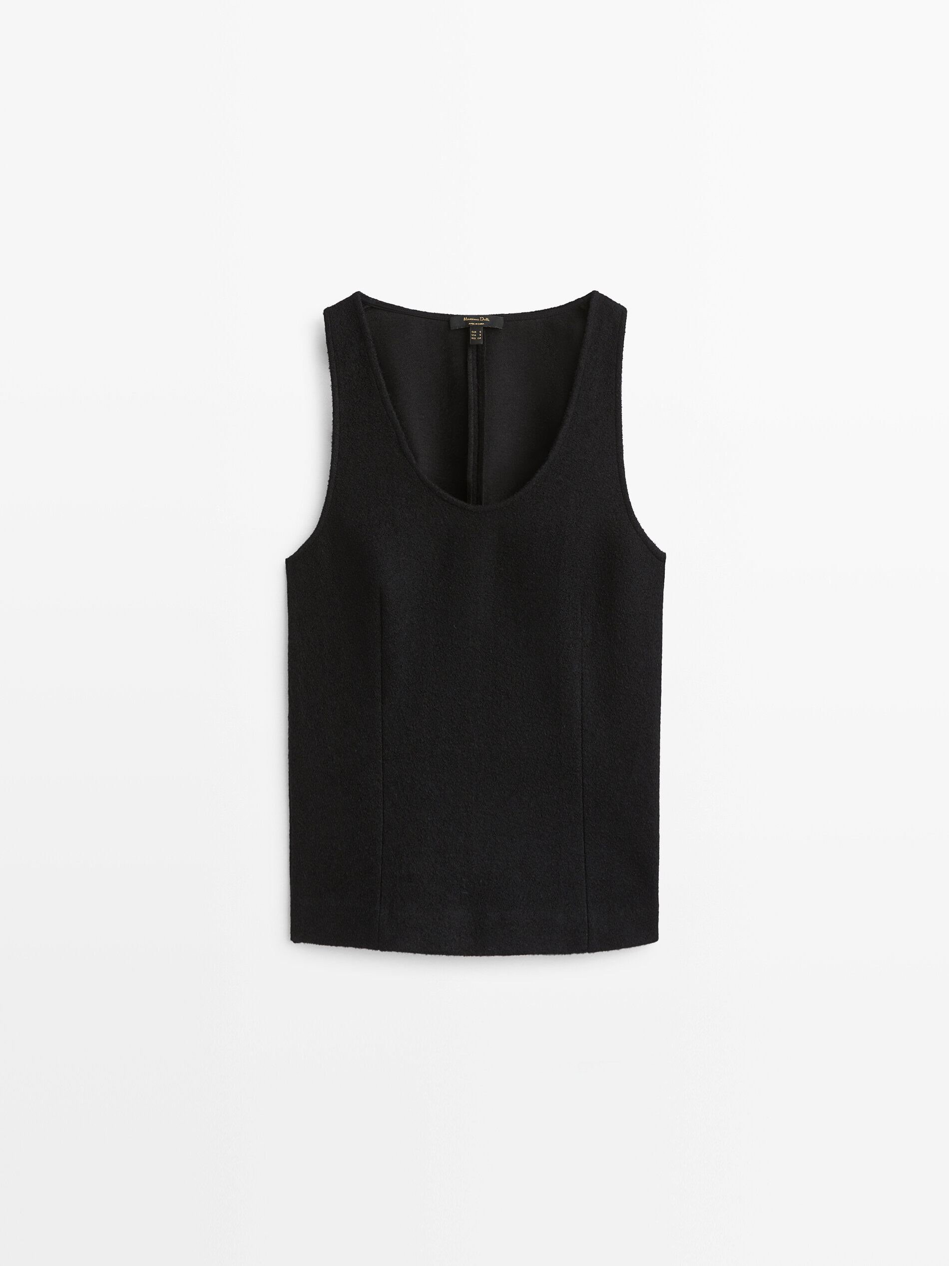 

Топ женский Massimo Dutti 06887918800 черный XS, 06887918800