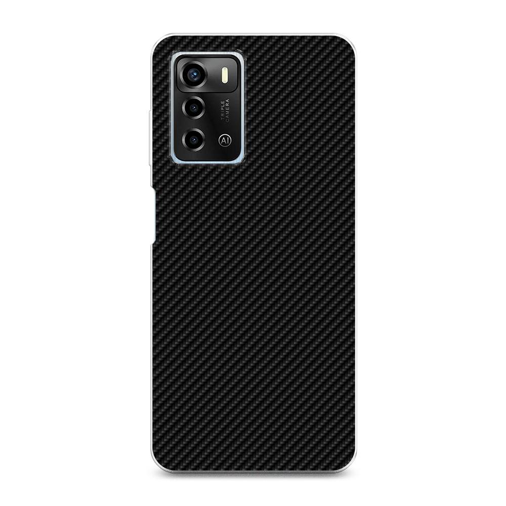 

Чехол Awog на ZTE Blade A72 / ЗТЕ Блэйд A72 "Черный карбон", Разноцветный, 135450-3
