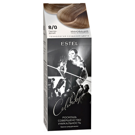Краска Estel Celebrity для волос 8-0 светло-русый