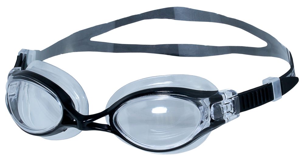 Очки для плавания ATEMI, комфорт, черные, AF, от UVA, UVB, силикон N8301
