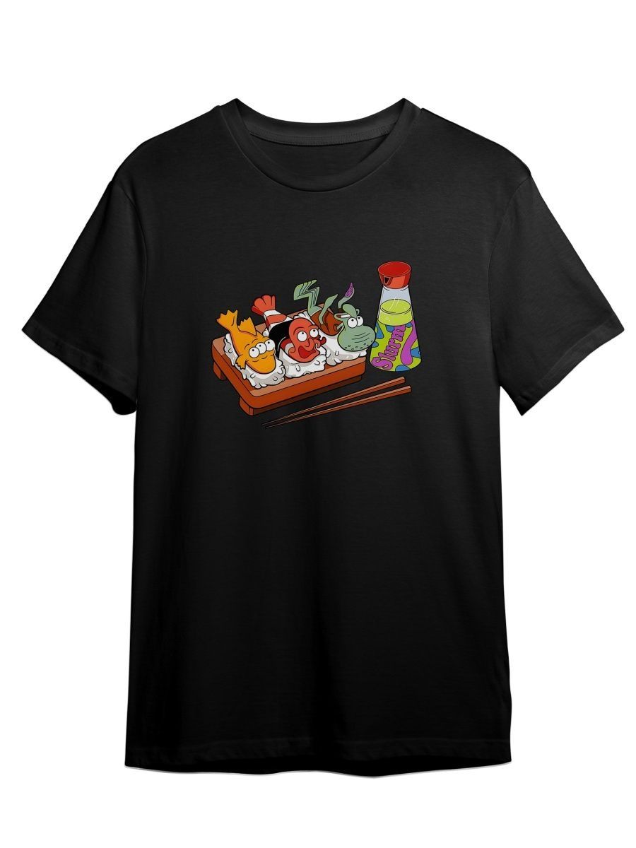 

Футболка унисекс СувенирShop Суши/Футурама/Спанч Боб/Сквидвард 1 черная 2XL (52-54), Черный, "Суши/Футурама/Спанч Боб/Сквидвард" 1