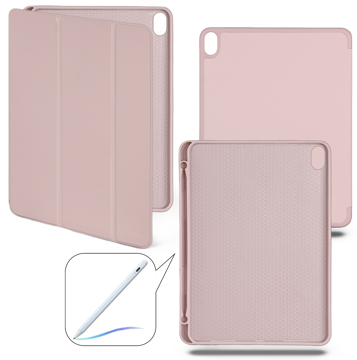 Чехол-книжка для iPad 10 (2022) 10.9 Smart Case (Pencil) Sand Pink 14 (IS969240)