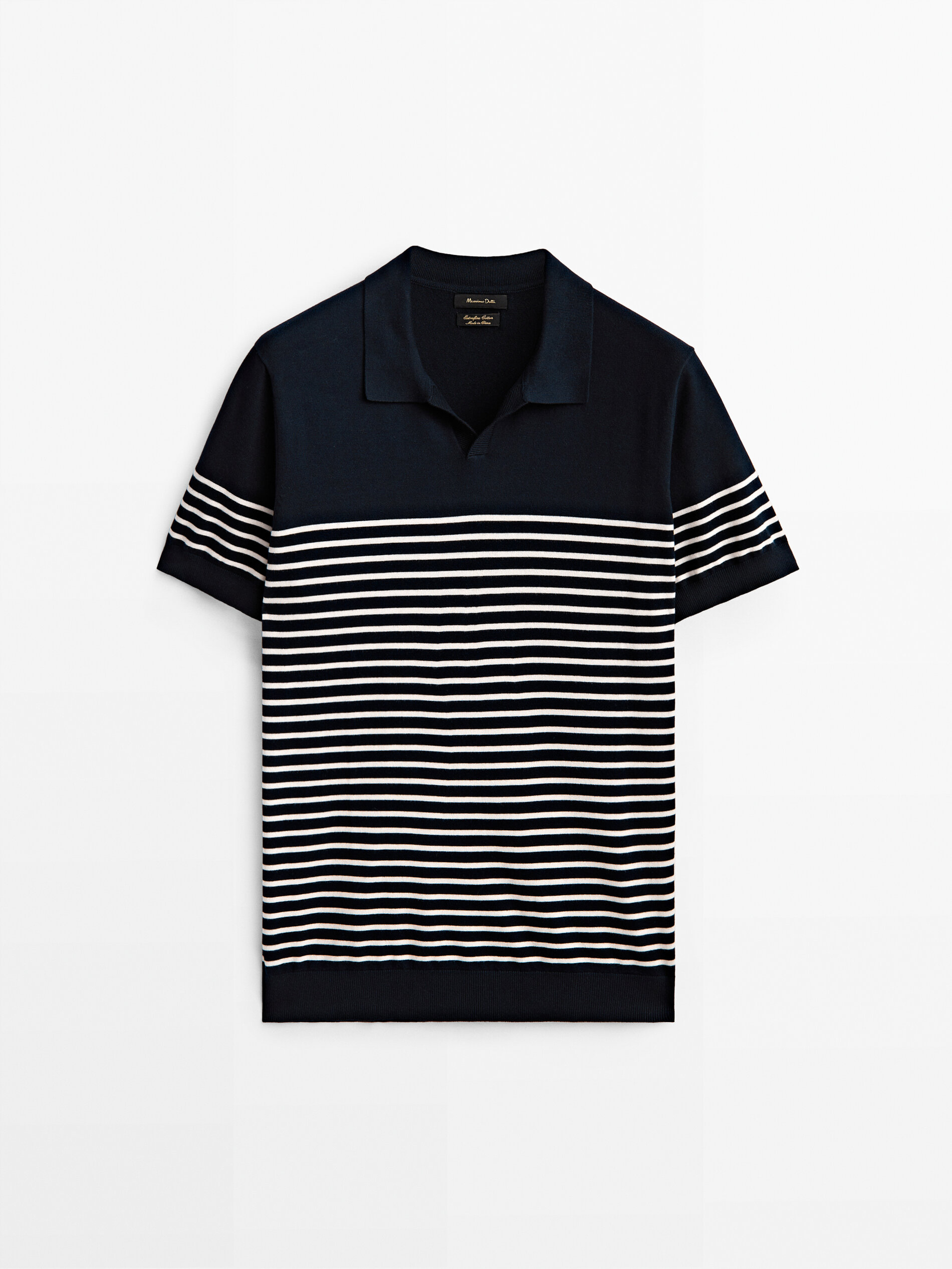 

Футболка мужская Massimo Dutti 00908401401 синяя M, 00908401401
