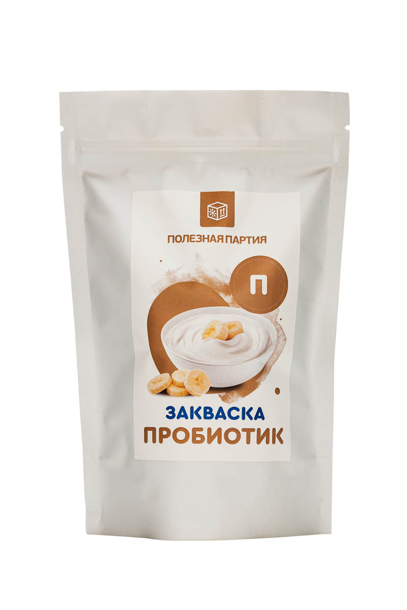 

Закваска "Полезная партия" пробиотик 1 упаковка (10 штук), Прибиотик