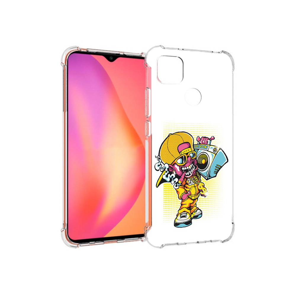 Чехол MyPads Tocco для Xiaomi Redmi 9C нарисованный парень с колонкой (PT152115.265.511)