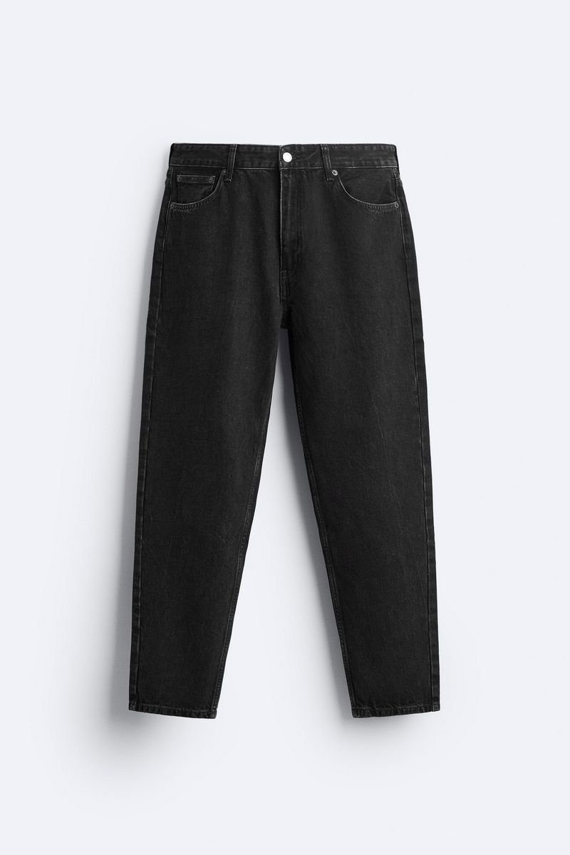 

Джинсы мужские ZARA 04060411 черные 40 EU, Черный, 04060411