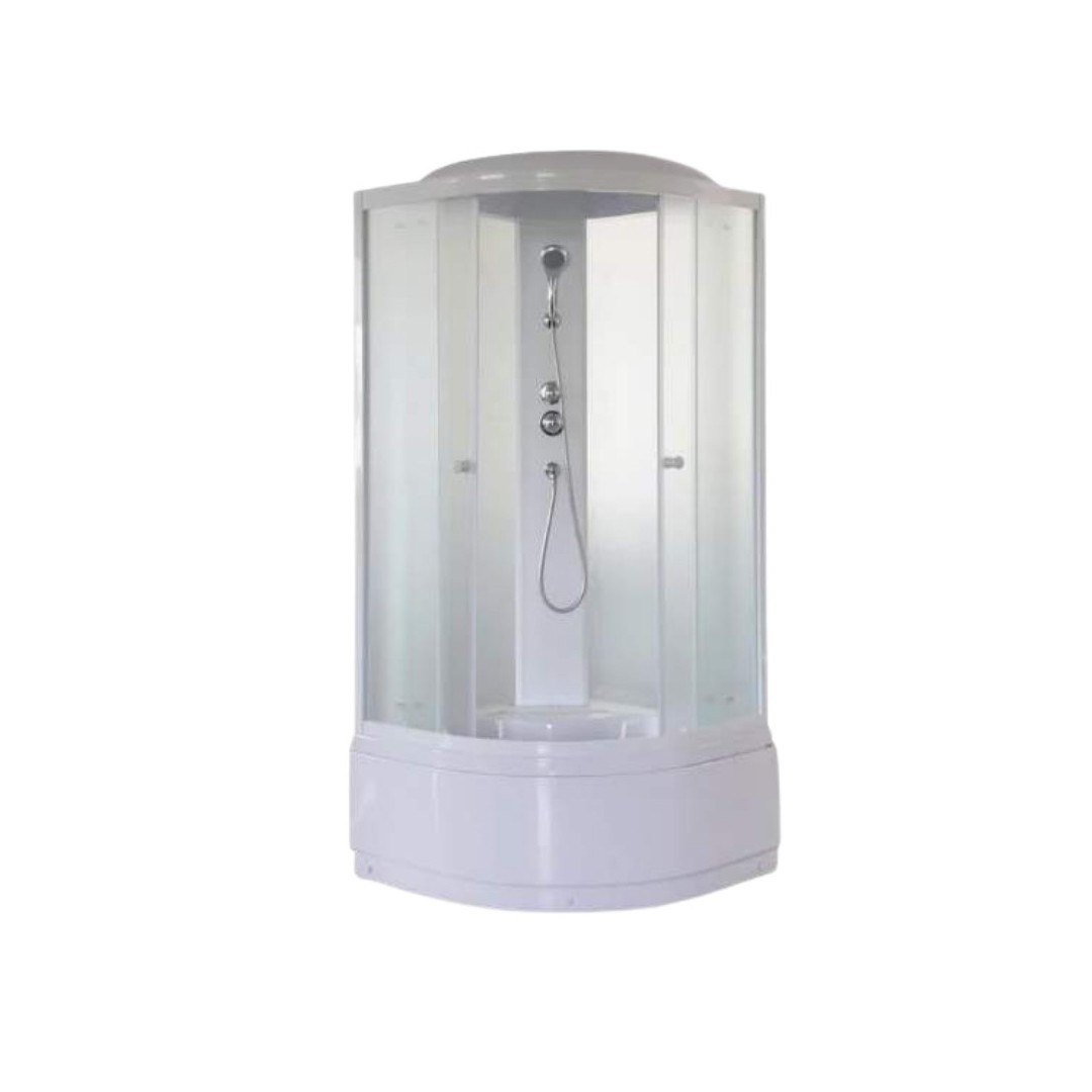 

Душевая кабина Parly ET821 80х80 С высоким поддоном Профиль белый Стекло жемчужное, ET821