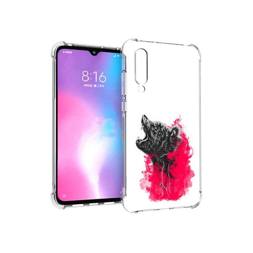

Чехол MyPads Tocco для Xiaomi Mi CC9 медведь в дымке (PT134127.292.463), Прозрачный, Tocco