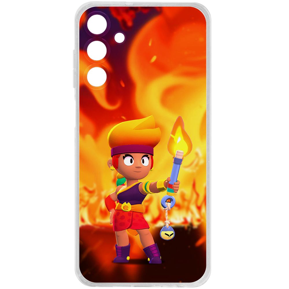 

Чехол-накладка Krutoff Clear Case Brawl Stars-Амбер для Samsung Galaxy A15 4G (A155), Прозрачный