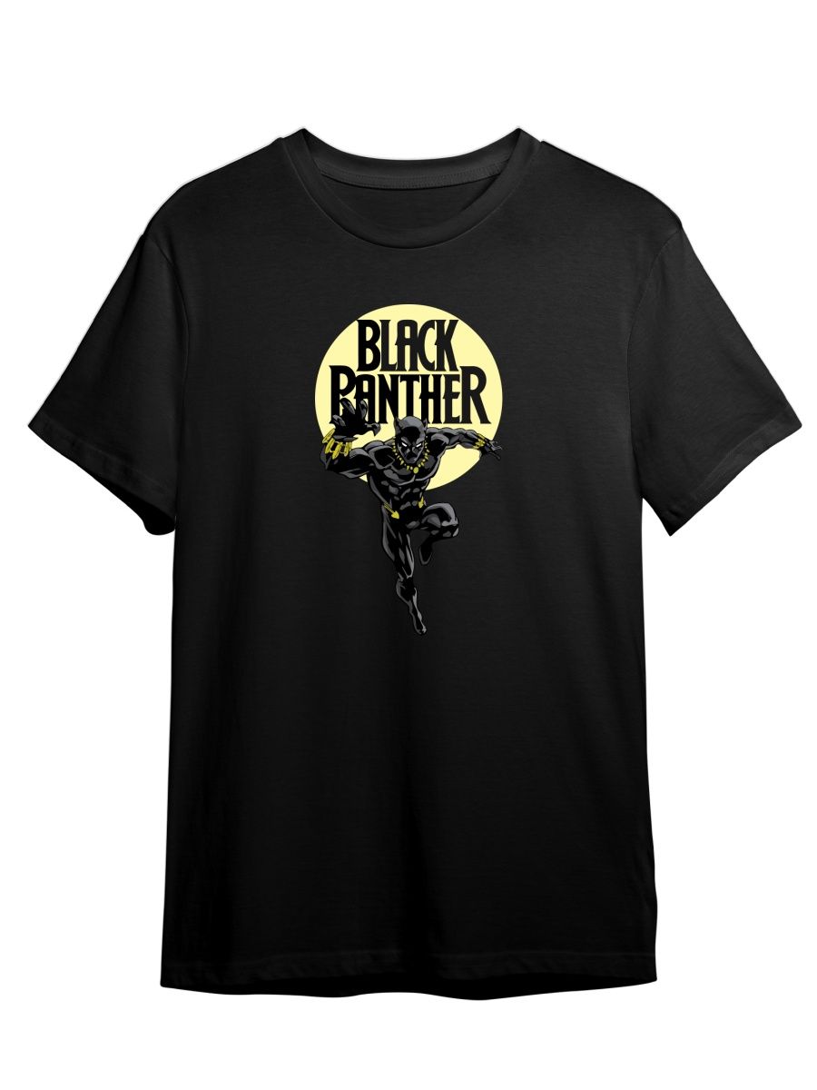 

Футболка унисекс СувенирShop Черная пантера/Black Panther/Marvel 10 черная 2XL (52-54), Черный, "Черная пантера/Black Panther/Marvel" 10