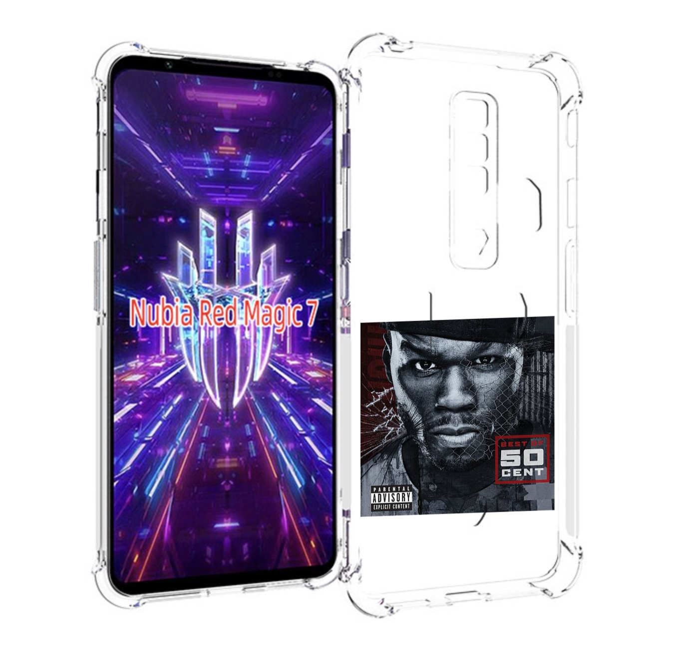 

Чехол MyPads 50 Cent - Best Of для ZTE Nubia Red Magic 7, Прозрачный, Tocco