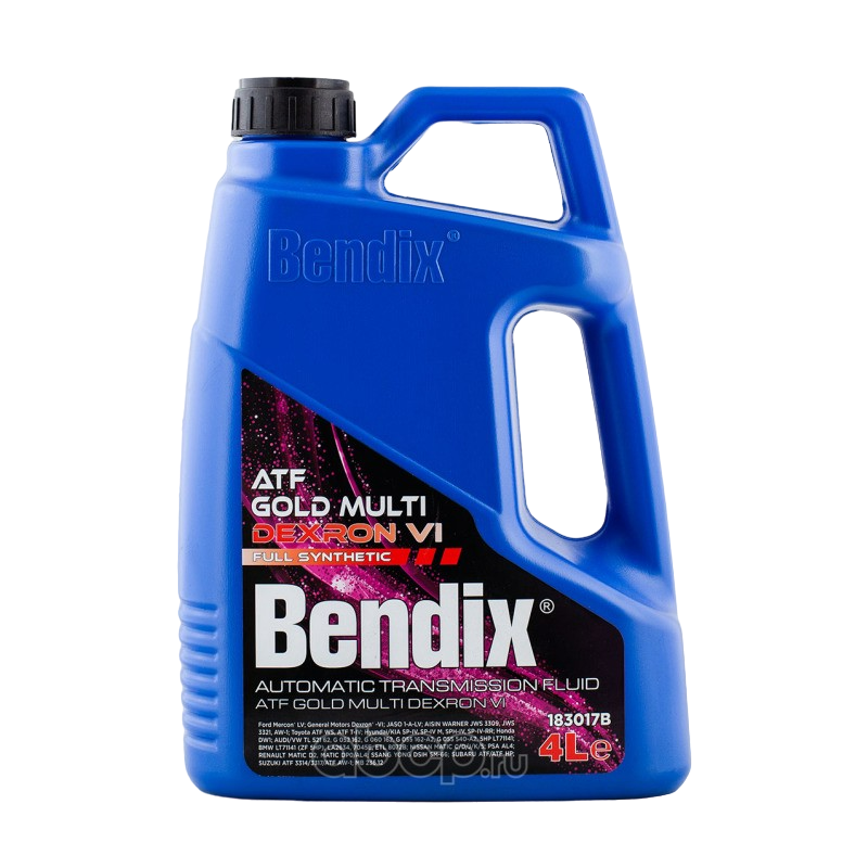 Масло Трансмиссионное Bendix Gold Atf Multi Dexron Vi Синтетическое 4 Л 183017b BENDIX арт