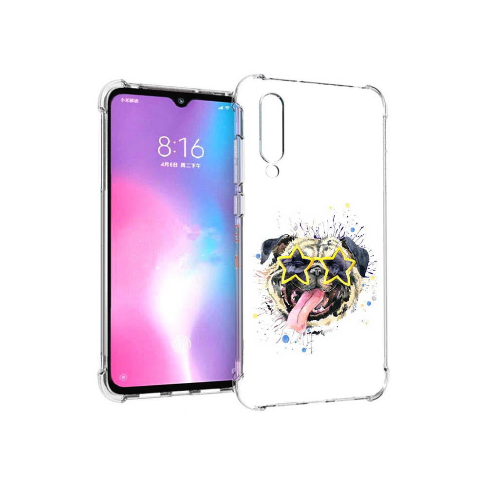 

Чехол MyPads Tocco для Xiaomi Mi CC9 мопс боксер (PT134127.292.482), Прозрачный, Tocco