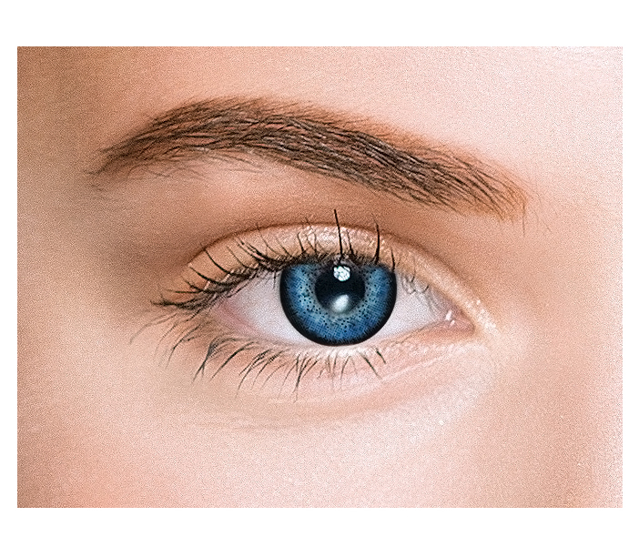 Купить Цветные контактные линзы DOX H11 SKY BLUE -4.5, 8.6, 14.2, 1 шт.