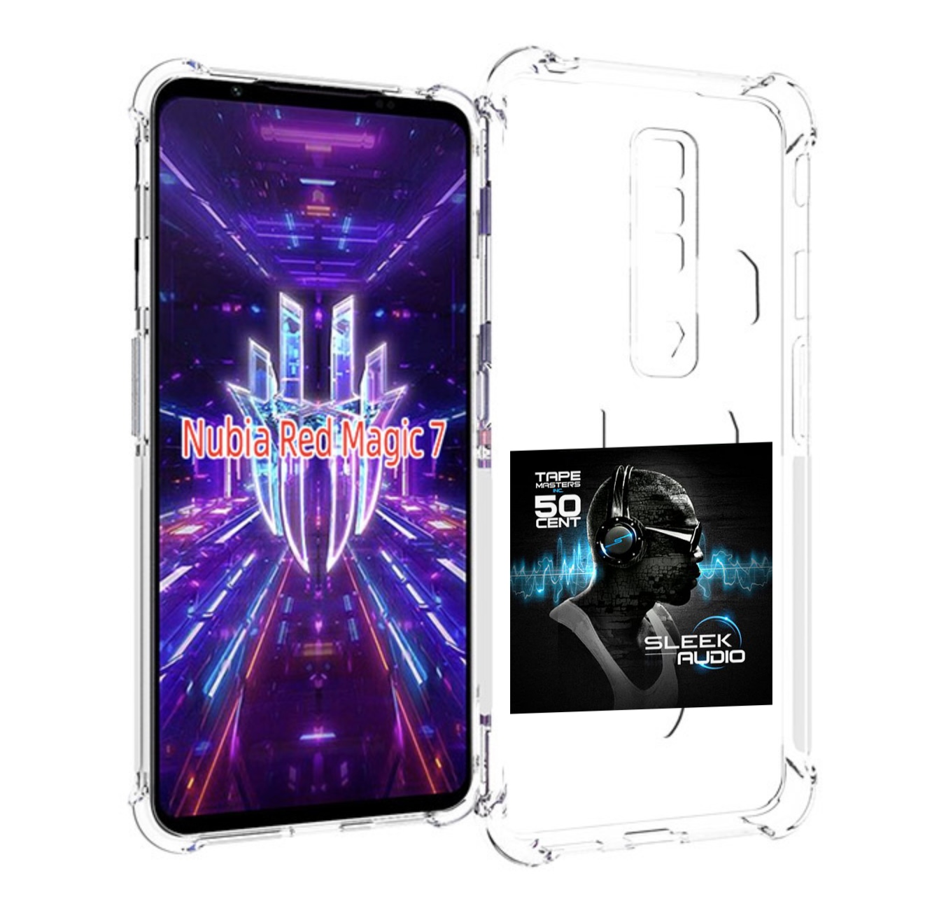 

Чехол MyPads 50 Cent - Sleek Audio для ZTE Nubia Red Magic 7, Прозрачный, Tocco