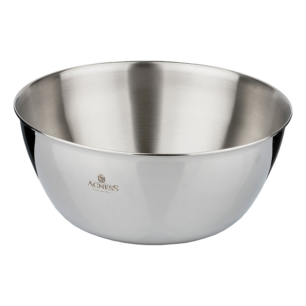 

Миска professional 4,15 л высококачественная нерж сталь Agness (936-314), 936-314