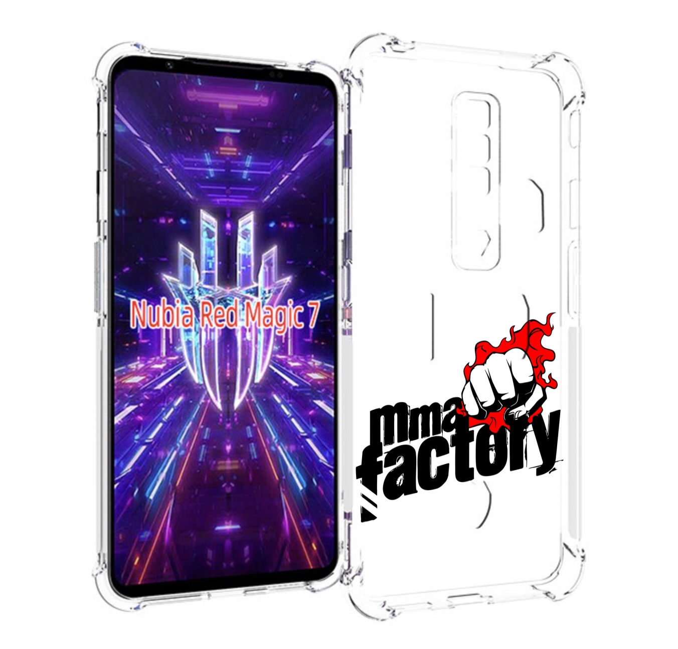 

Чехол MyPads Единоборства ММА для ZTE Nubia Red Magic 7, Прозрачный, Tocco