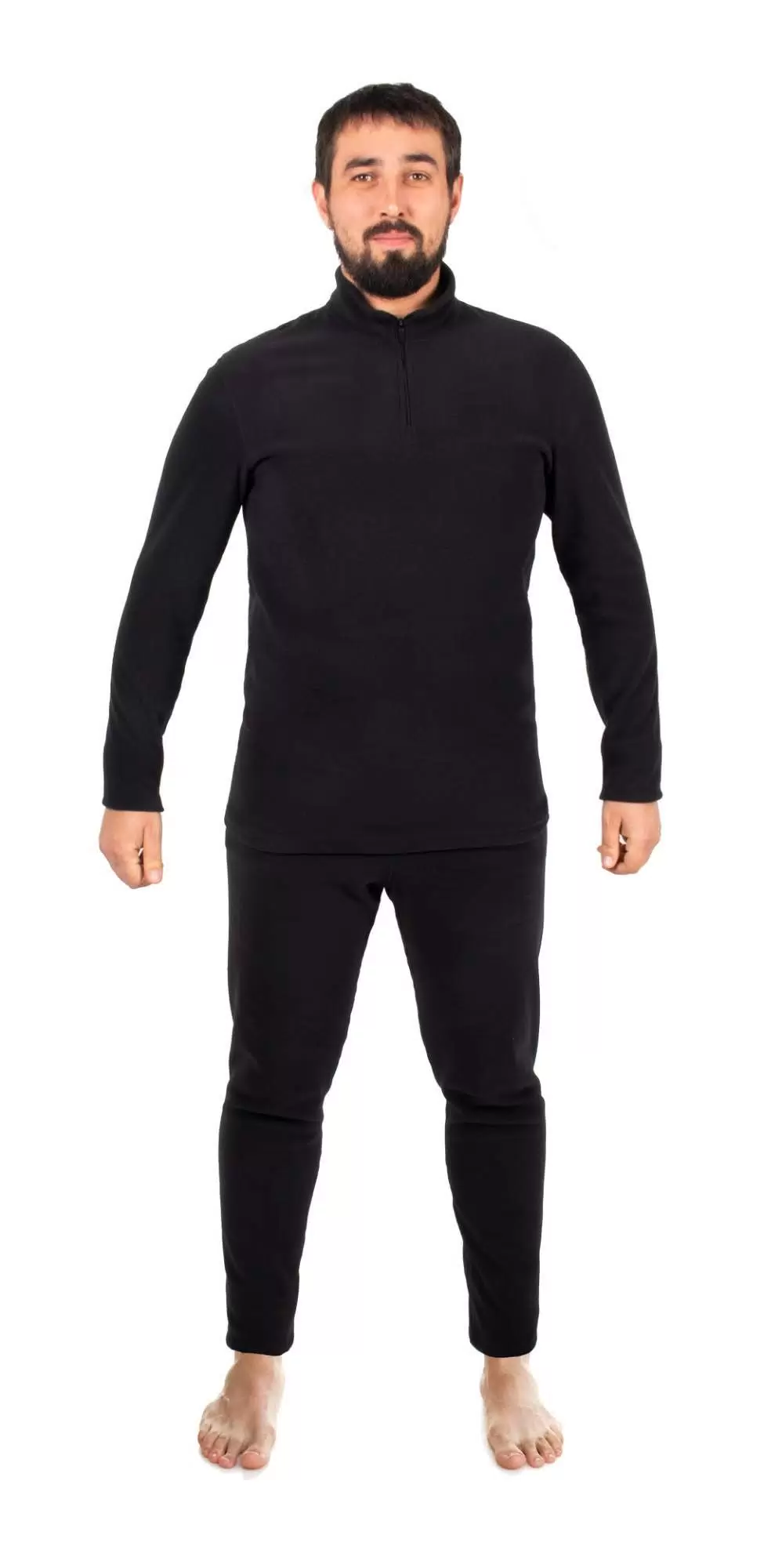 

Термобелье Сибирский Следопыт Fleece Zip Polartec® Micro комплект мужской р.56, черный, Fleece Zip Polartec Micro