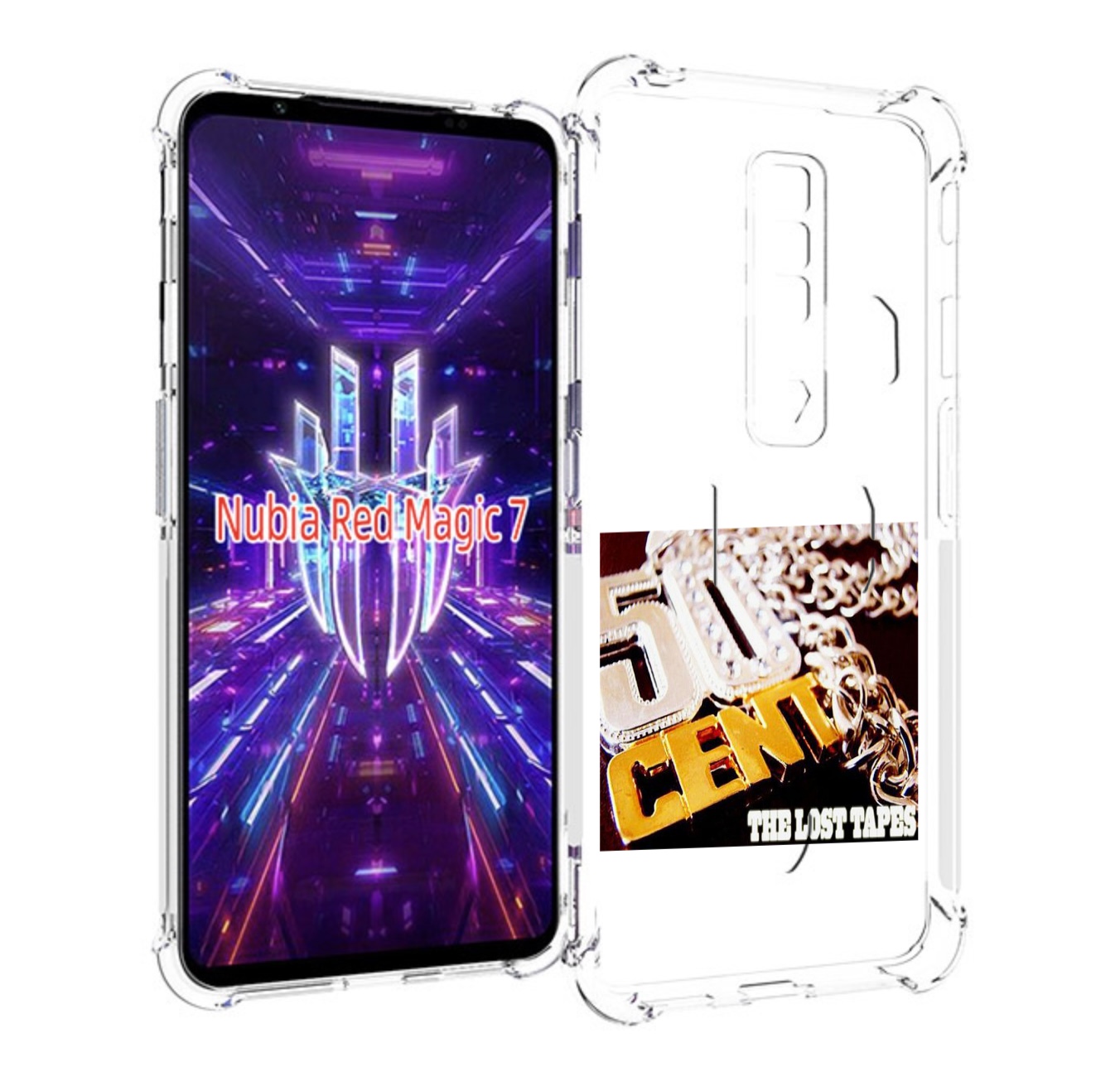 

Чехол MyPads 50 Cent - The Lost Tapes для ZTE Nubia Red Magic 7, Прозрачный, Tocco