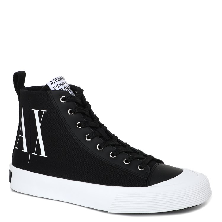

Кеды мужские Armani Exchange XUZ039 черные 11 UK, XUZ039