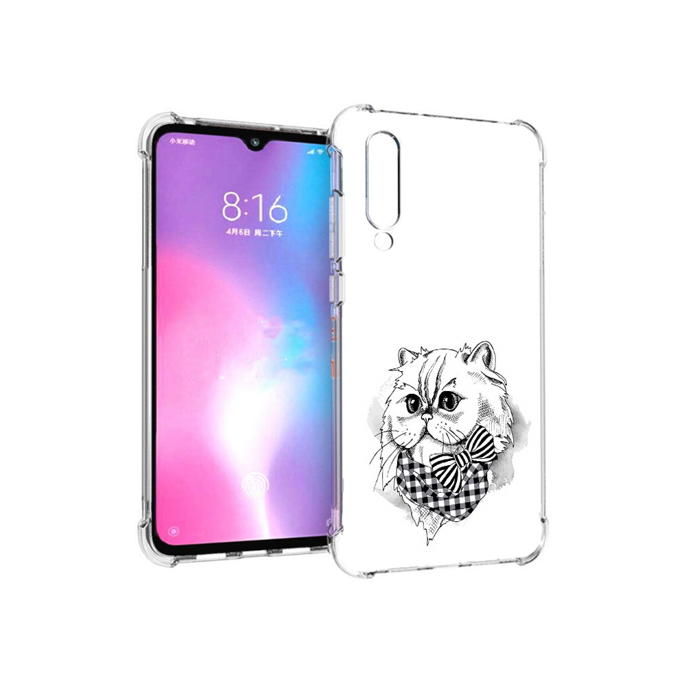 

Чехол MyPads Tocco для Xiaomi Mi CC9 нарисованная красивая кошечка (PT134127.292.503), Прозрачный, Tocco