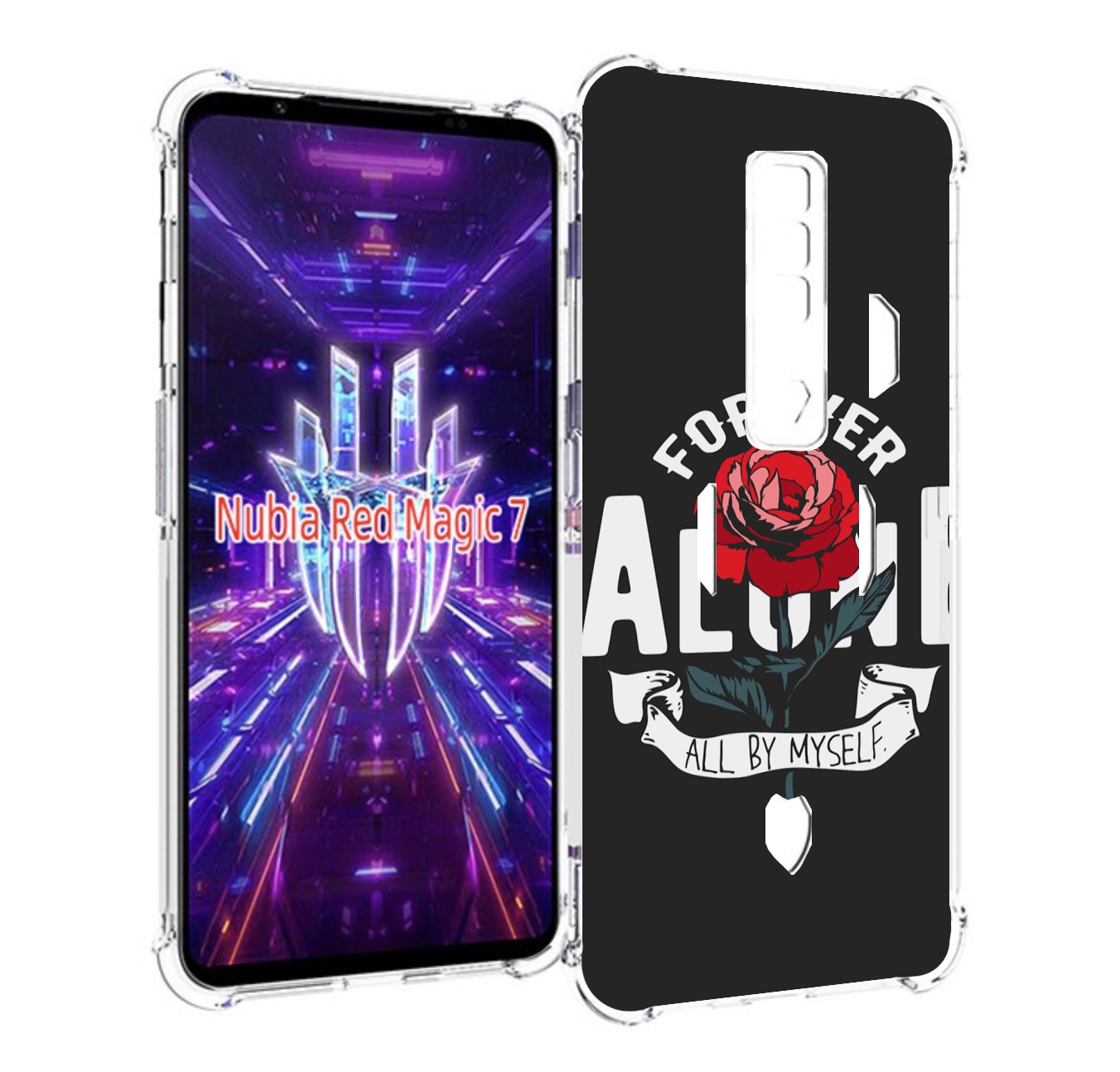 Чехол MyPads Alone для ZTE Nubia Red Magic 7