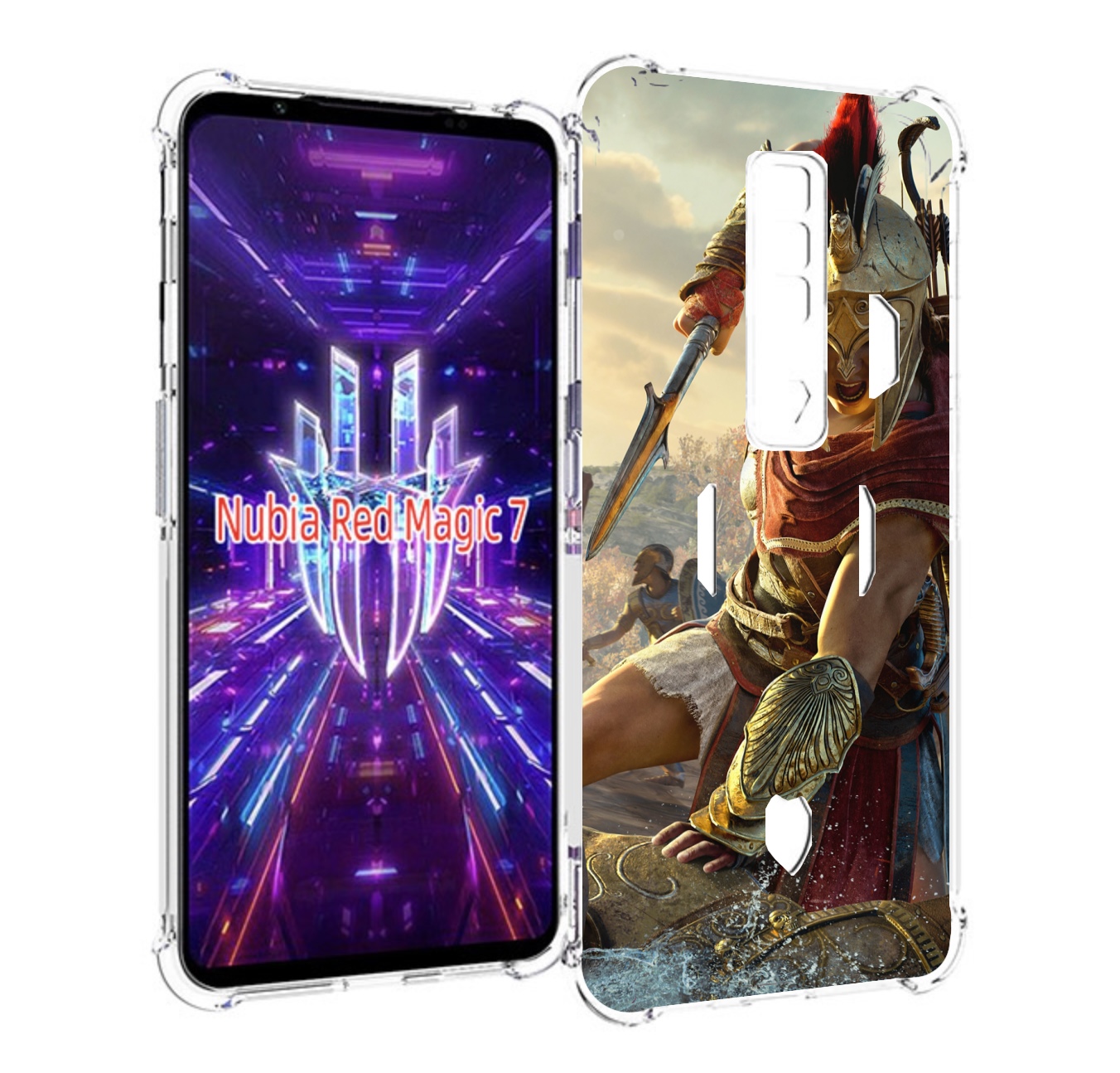 

Чехол MyPads Assassin's Creed Odyssey Kassandra мужской для ZTE Nubia Red Magic 7, Прозрачный, Tocco