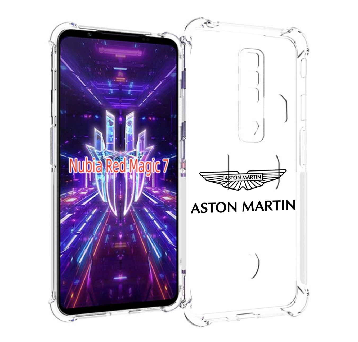 

Чехол MyPads Aston-Martin мужской для ZTE Nubia Red Magic 7, Прозрачный, Tocco