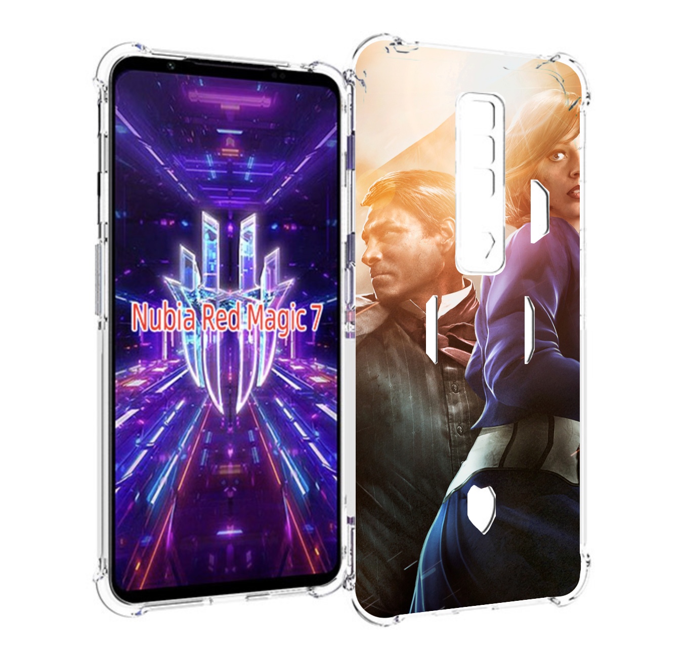 

Чехол MyPads Bioshock Infinite для ZTE Nubia Red Magic 7, Прозрачный, Tocco