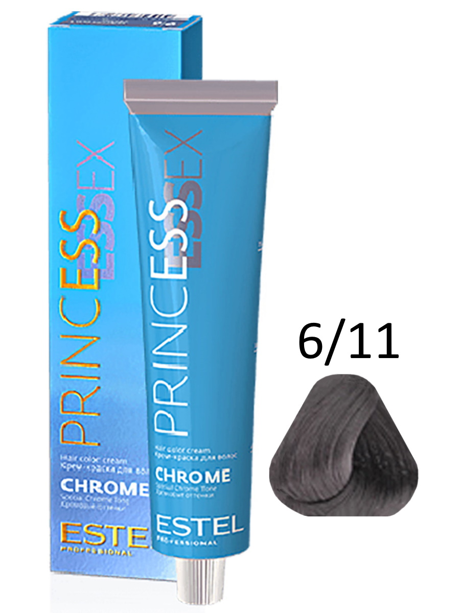 Крем-краска PRINCESS ESSEX CHROME 6/11 крем краска estel princess essex chrome 8 16