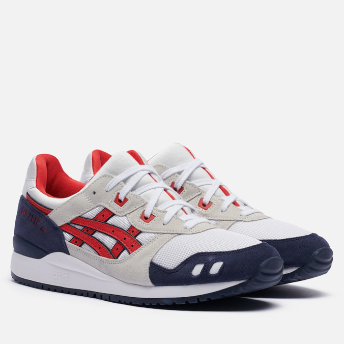 фото Кроссовки женские asics gel-lyte iii og белые 11.5 us