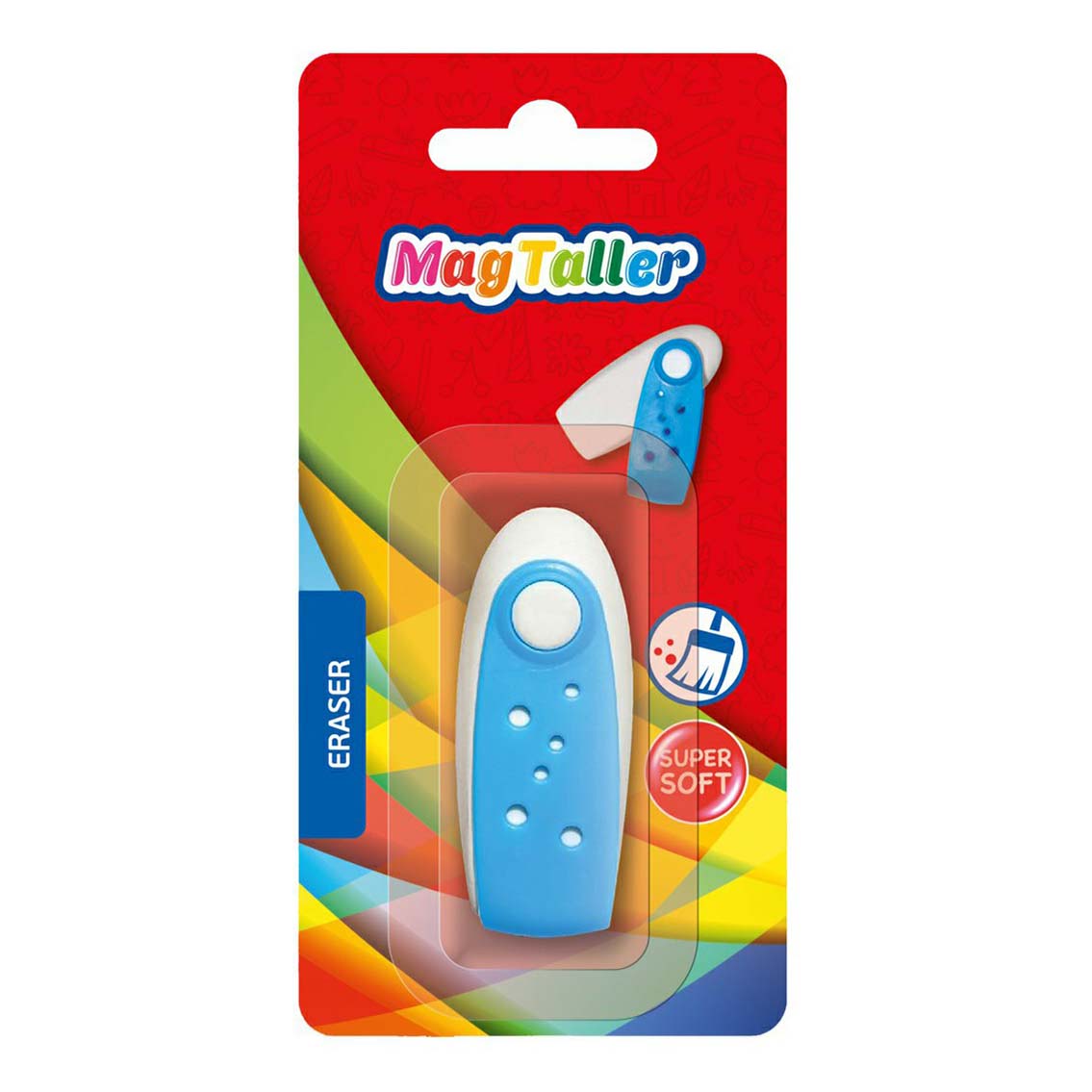 

Ластик MagTaller Twist с держателем 6 х 2,5 х 1,8 cм в ассортименте