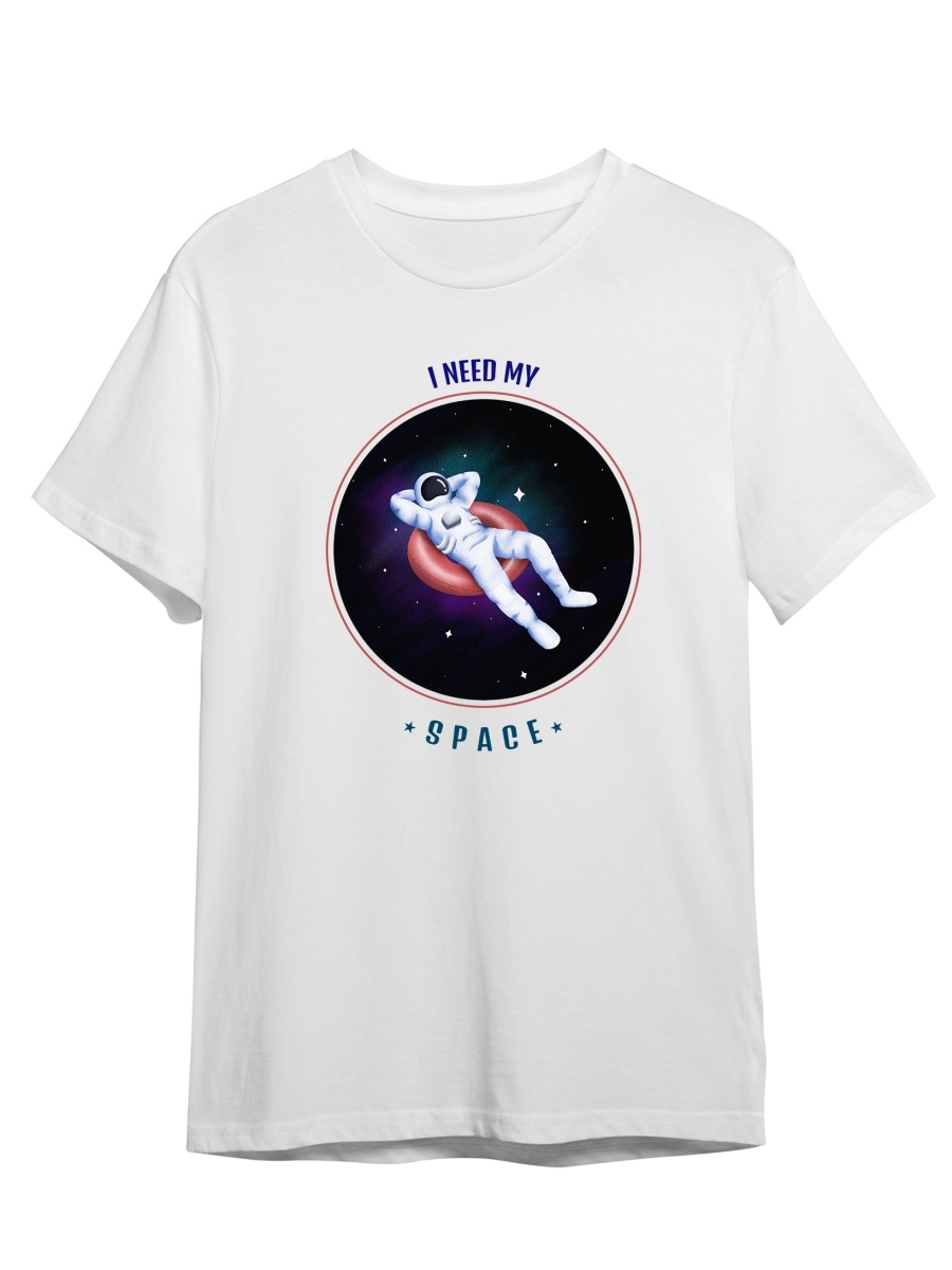 

Футболка унисекс СувенирShop Space/Космос 2 белая 3XL (56-58), "Space/Космос" 2