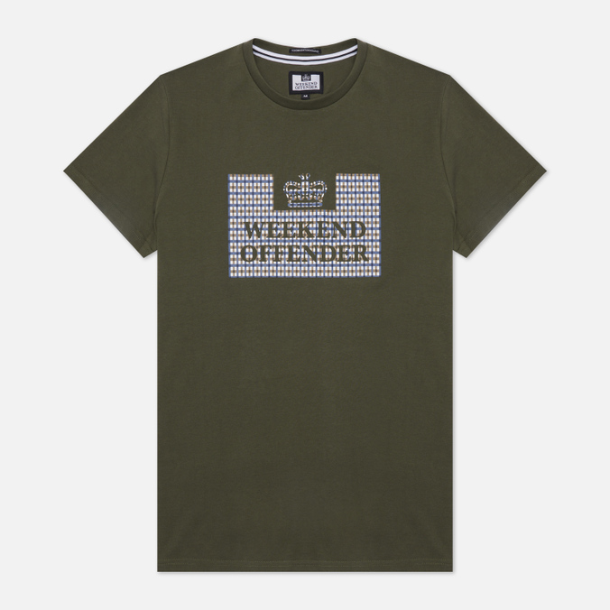 

Футболка мужская Weekend Offender TSSS2213-DGRN хаки L, TSSS2213-DGRN
