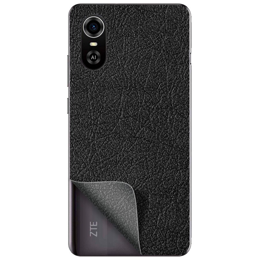 

Пленка защитная гидрогелевая Krutoff для ZTE Blade A31 Plus задняя сторона (кожа черная)