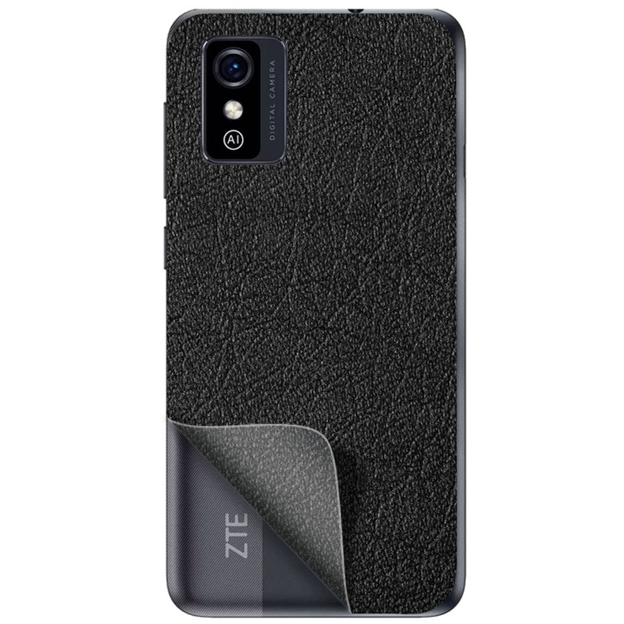 

Пленка защитная гидрогелевая Krutoff для ZTE Blade L9 задняя сторона (кожа черная)