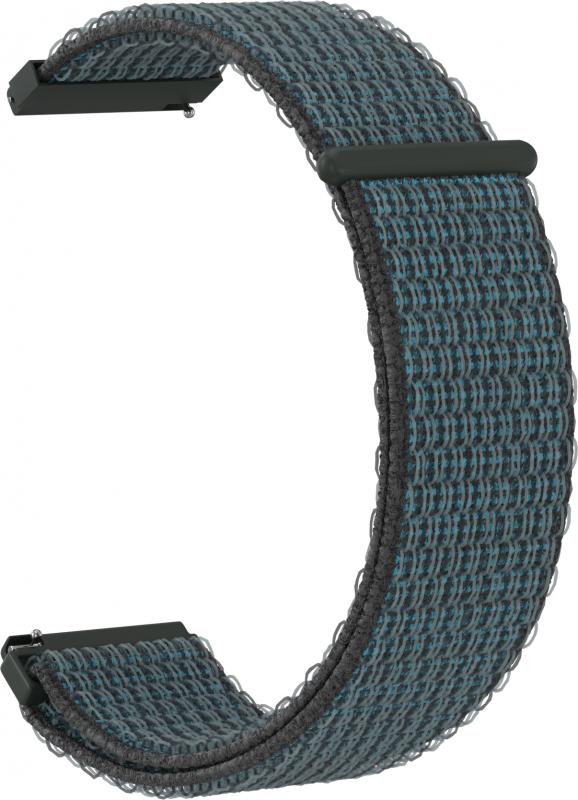 

Ремешок нейлоновый Woven Nylon 22 для Elari KidPhone 2 (Темно-серый)