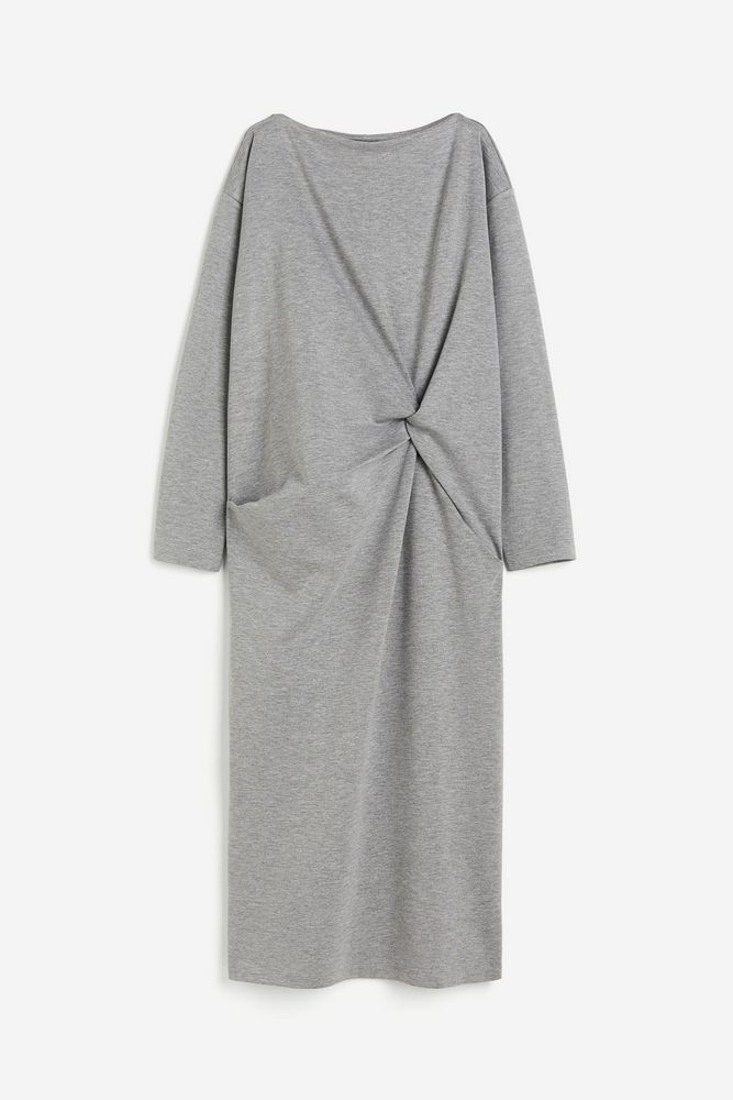 

Платье женское H&M 1232610 серое M, Серый, 1232610