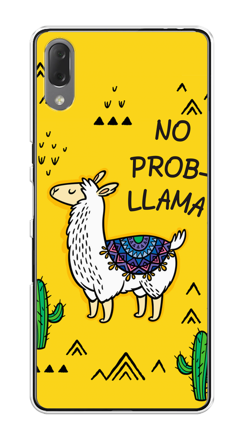 

Чехол Awog на Sony Xperia L3 "No probLLama", Разноцветный, 54450-2