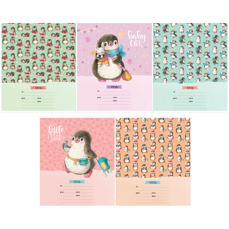 

Тетрадь 12л., клетка ArtSpace "Рисунки. Little star", эконом (арт. 333206) - 40 шт.