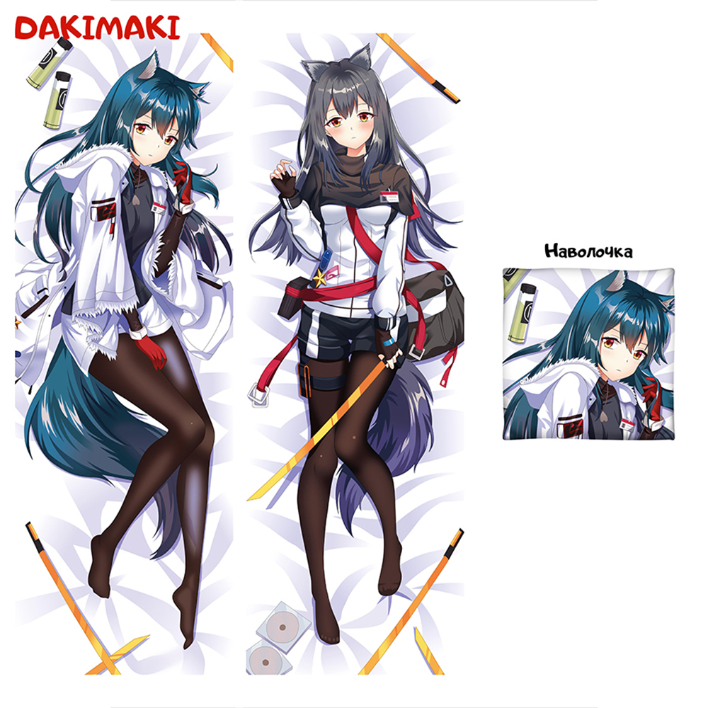 

Наволочка Дакимакура Техас Arknights 0781 150x50, Разноцветный, D0781