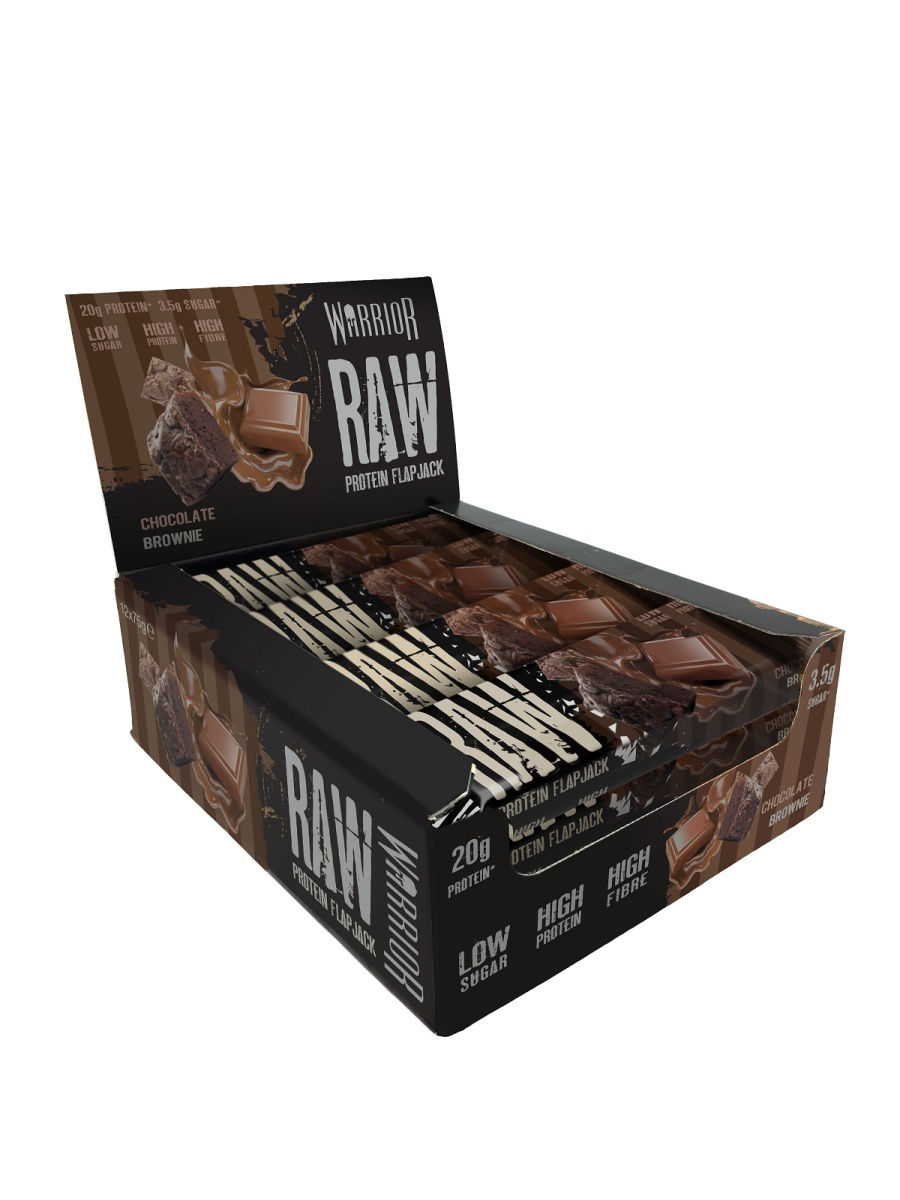 

Warrior Warrior, RAW Protein Flapjack, 75г (Шоколадный брауни), RAW Protein Flapjack