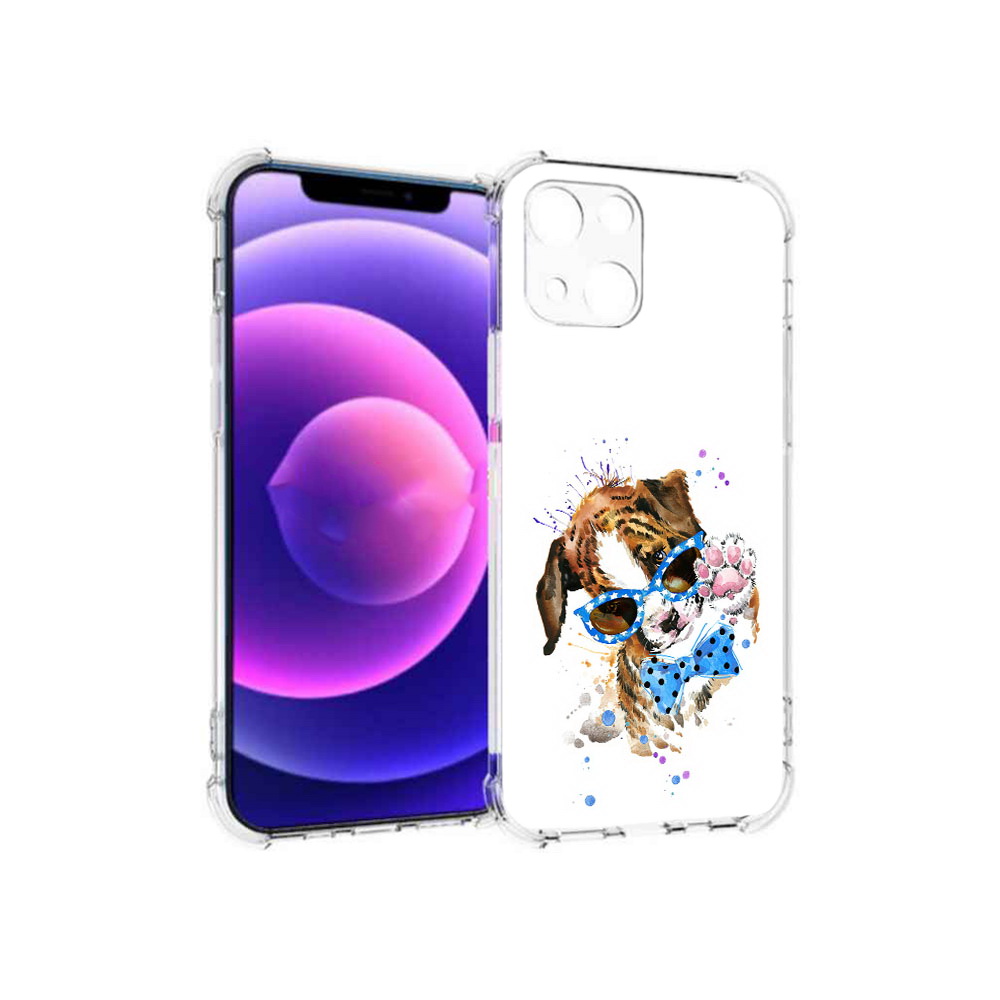 

Чехол MyPads Tocco для Apple iPhone 13 mini лапочка (PT162959.608.434), Прозрачный, Tocco