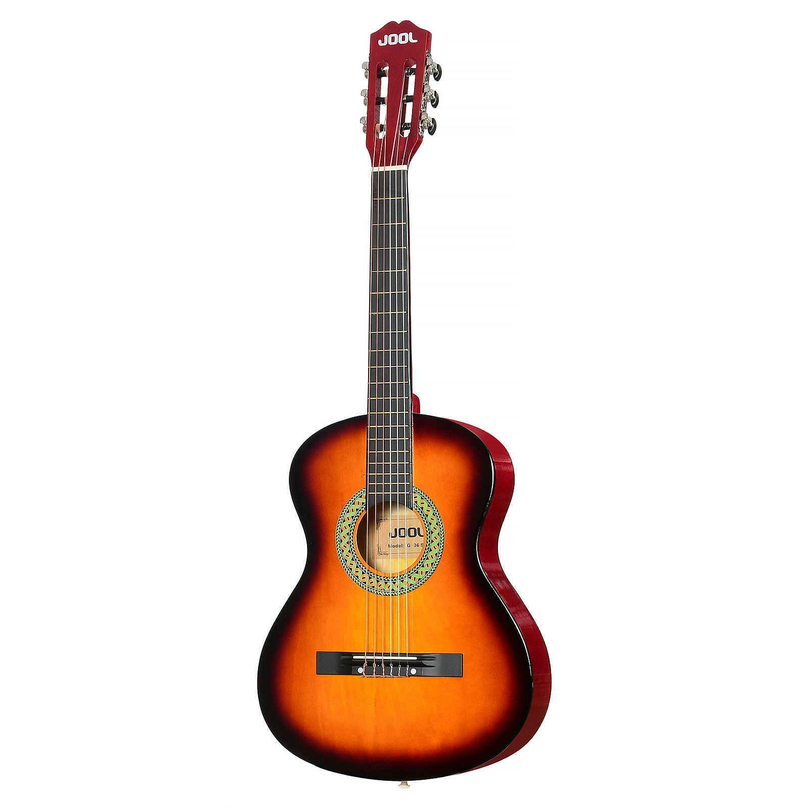 Jool G-36 Sb 3/4 - Классическая Уменьшенная (детская) гитара размер 3/4 9-14 лет санберст